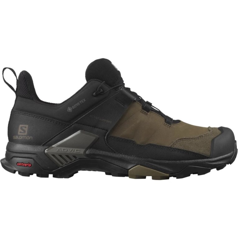 Salomon X Ultra 4 Kozene GTX Turisticke Topanky Panske Čierne Olivovo Zelená | SK 9ITZPH